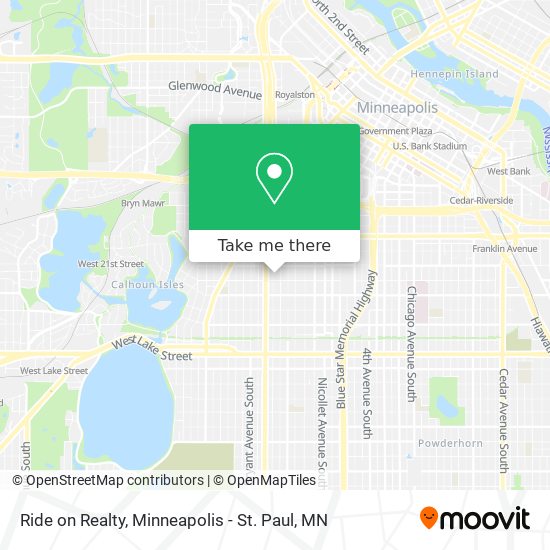 Ride on Realty map