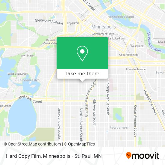 Mapa de Hard Copy Film