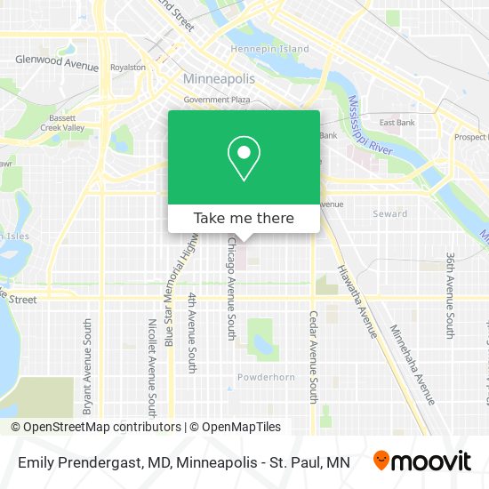 Mapa de Emily Prendergast, MD