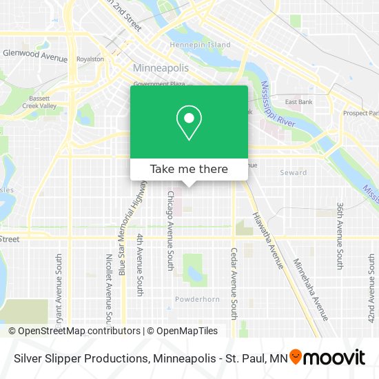 Mapa de Silver Slipper Productions
