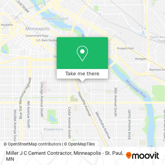 Miller J C Cement Contractor map