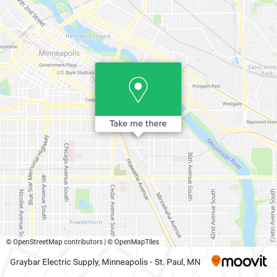 Mapa de Graybar Electric Supply