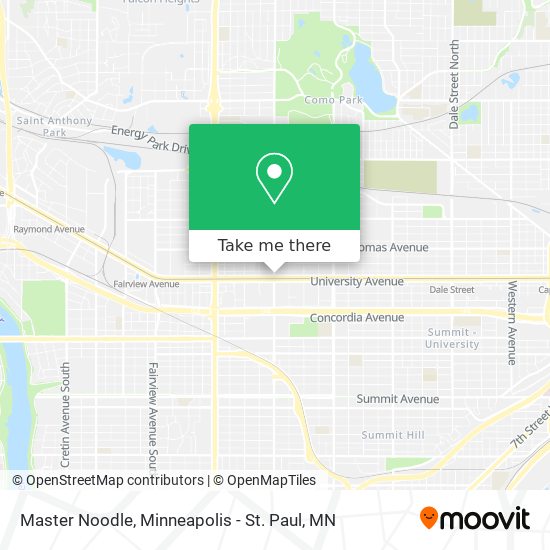 Master Noodle map