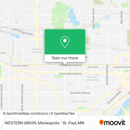 Mapa de WESTERN UNION