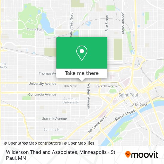 Wilderson Thad and Associates map