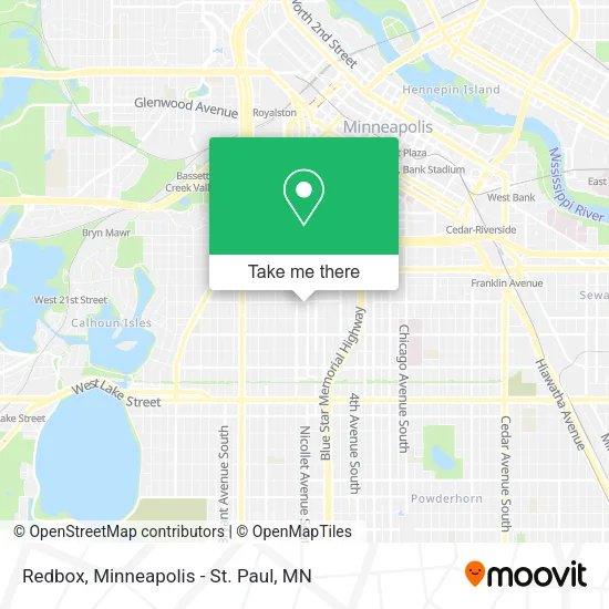 Redbox map