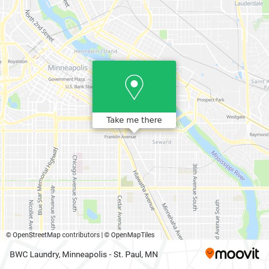 BWC Laundry map