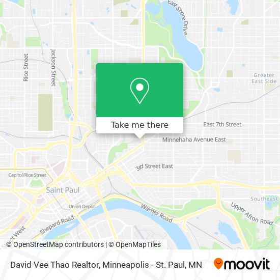 Mapa de David Vee Thao Realtor