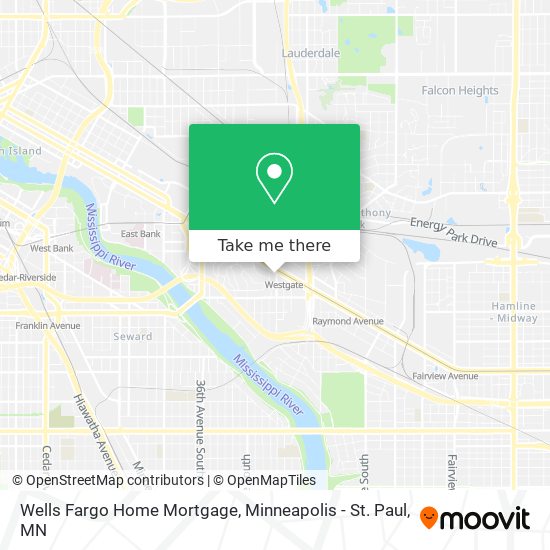 Wells Fargo Home Mortgage map