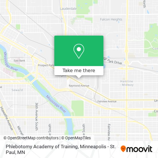 Phlebotomy Academy of Training map