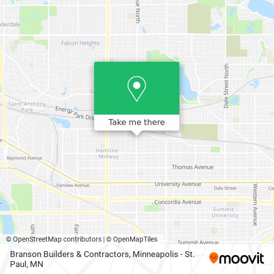 Branson Builders & Contractors map