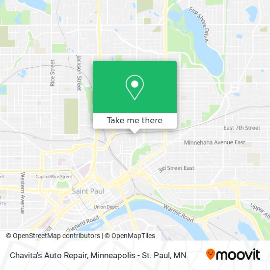 Chavita's Auto Repair map
