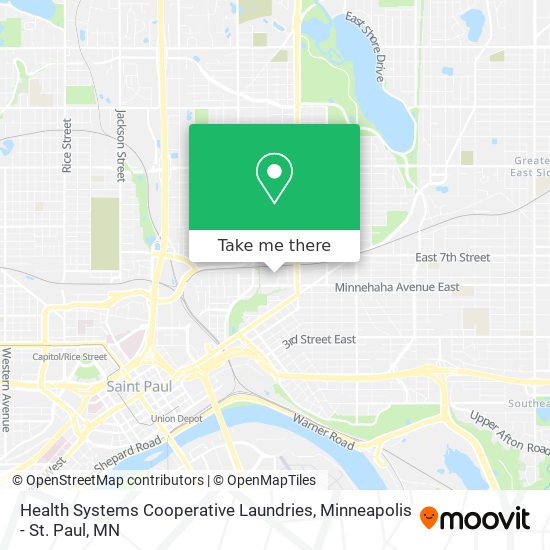 Health Systems Cooperative Laundries map