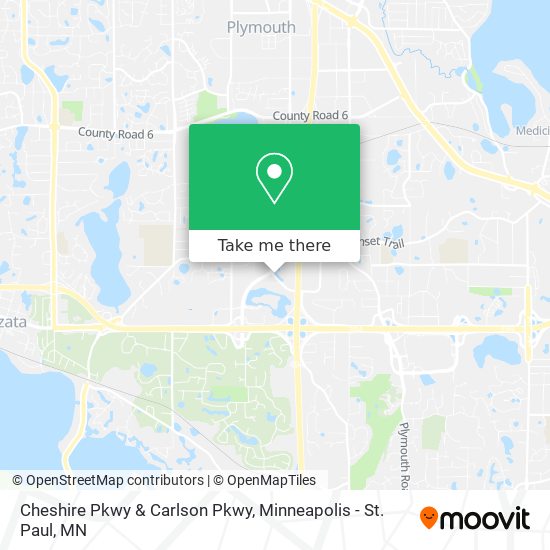 Cheshire Pkwy & Carlson Pkwy map