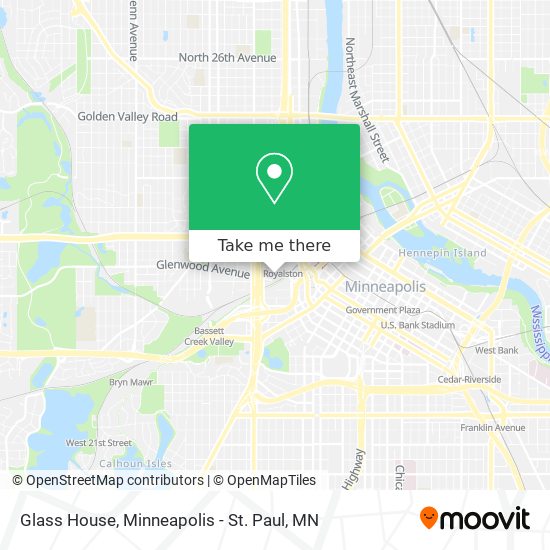 Glass House map