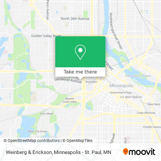 Weinberg & Erickson map
