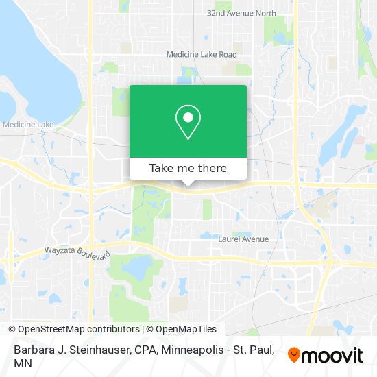 Mapa de Barbara J. Steinhauser, CPA