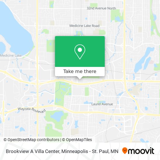 Brookview A Villa Center map