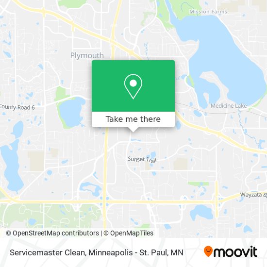 Mapa de Servicemaster Clean