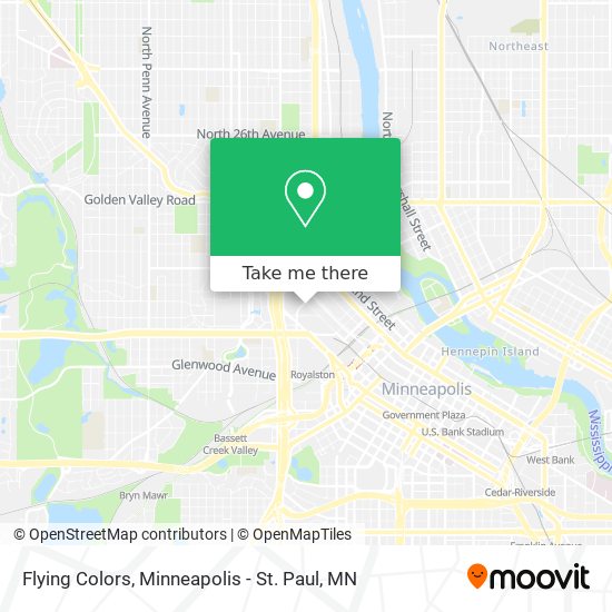 Flying Colors map