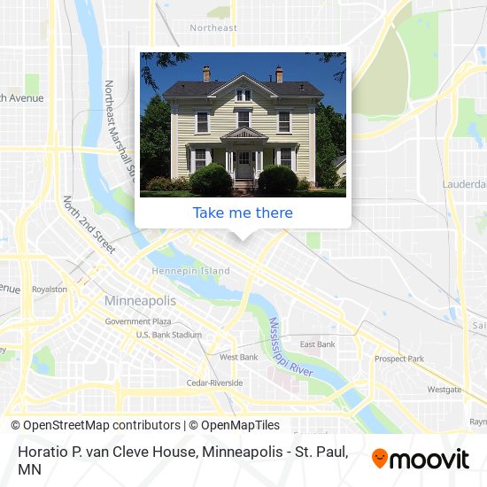 Mapa de Horatio P. van Cleve House