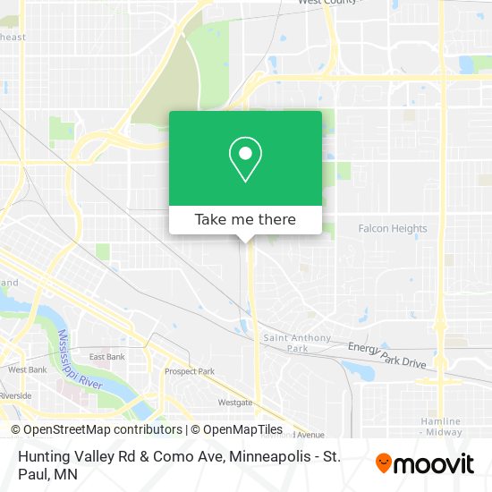 Hunting Valley Rd & Como Ave map