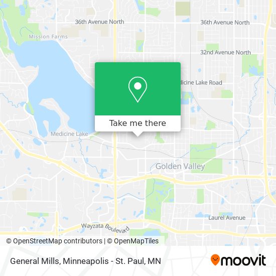 Mapa de General Mills