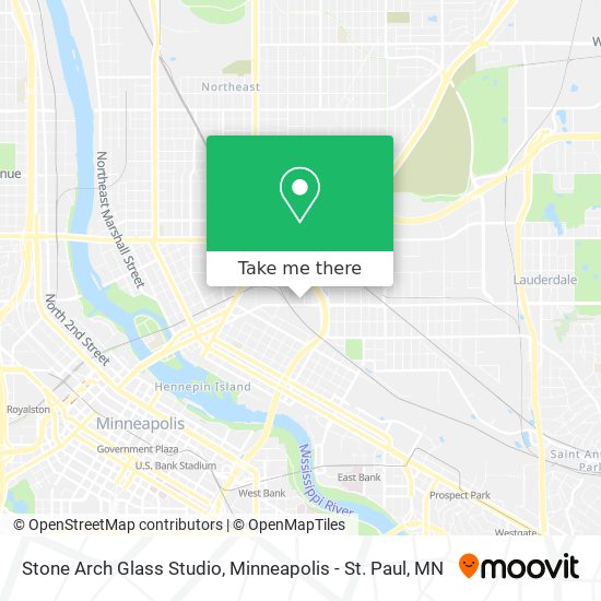 Stone Arch Glass Studio map