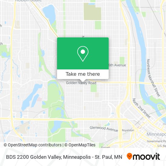 BDS 2200 Golden Valley map