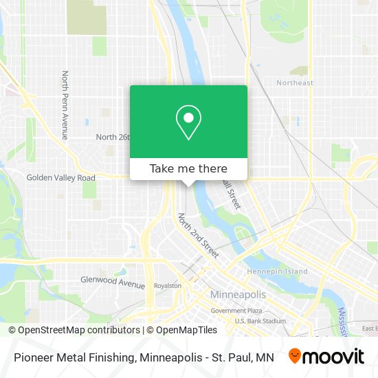 Pioneer Metal Finishing map