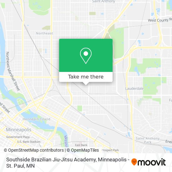 Mapa de Southside Brazilian Jiu-Jitsu Academy