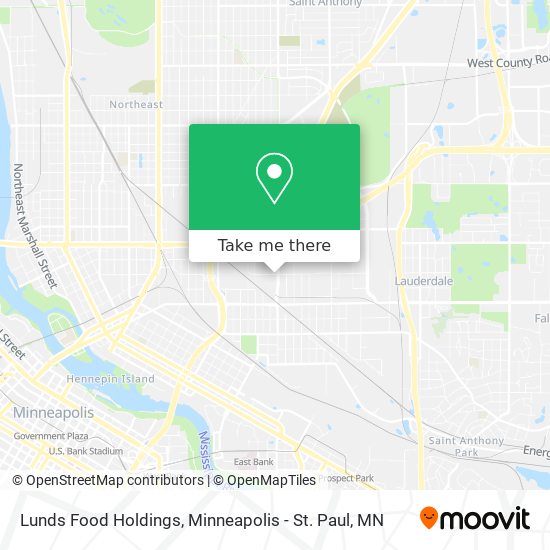 Lunds Food Holdings map