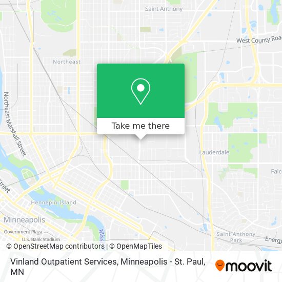 Vinland Outpatient Services map