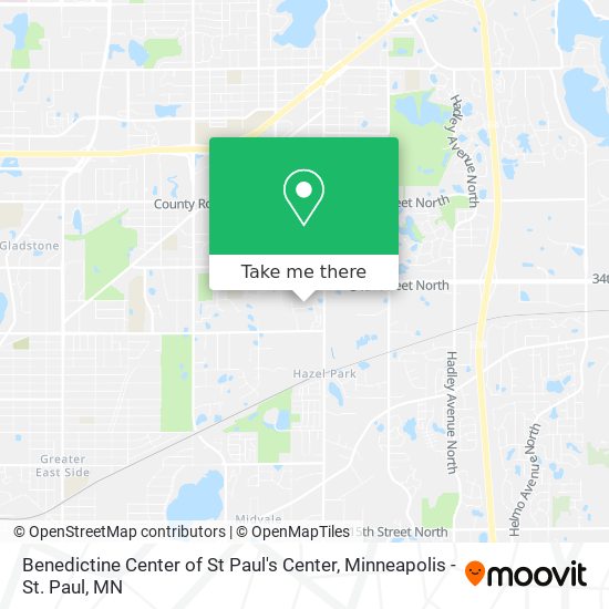 Benedictine Center of St Paul's Center map