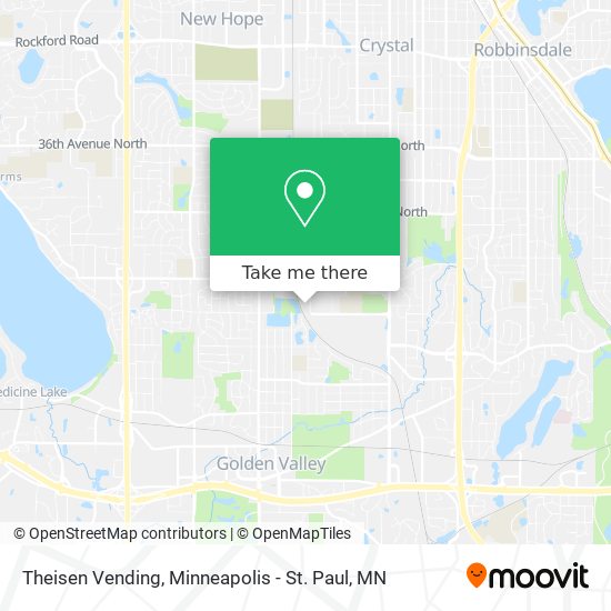 Mapa de Theisen Vending