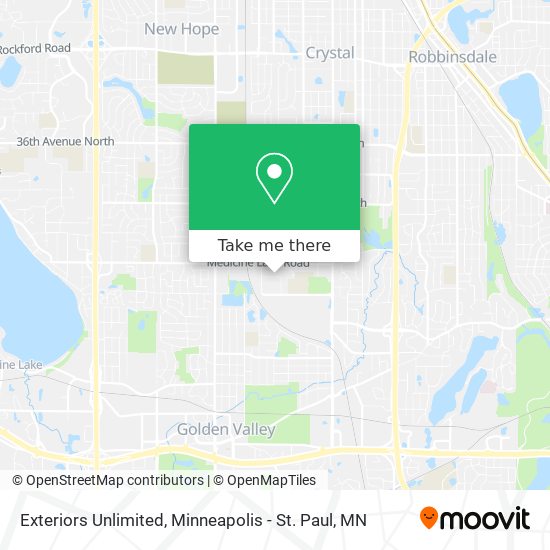 Exteriors Unlimited map