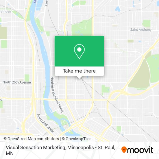 Visual Sensation Marketing map