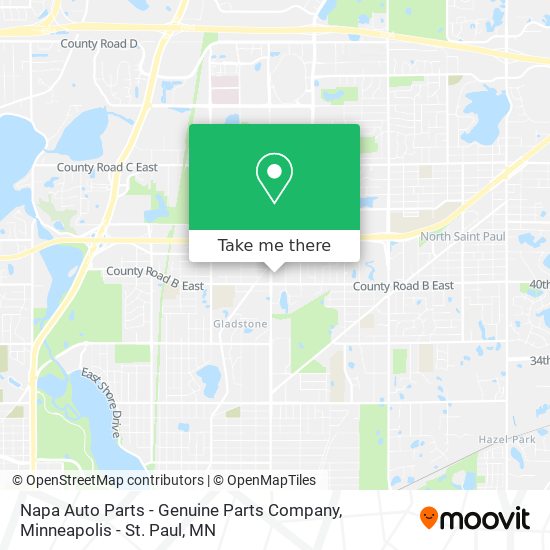 Napa Auto Parts - Genuine Parts Company map