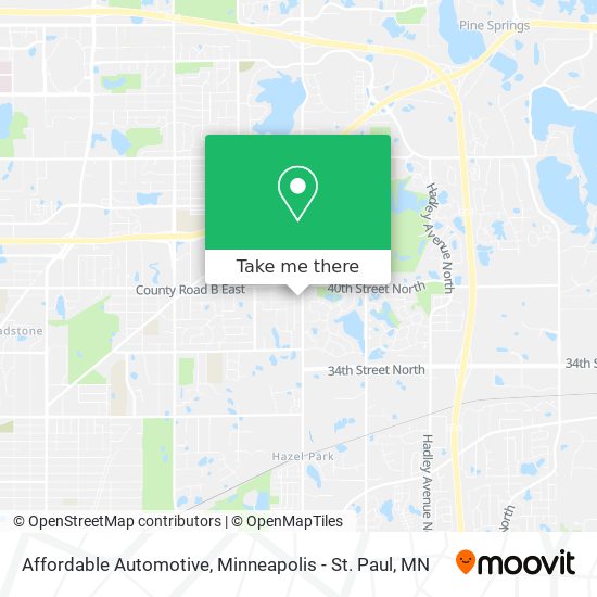 Affordable Automotive map