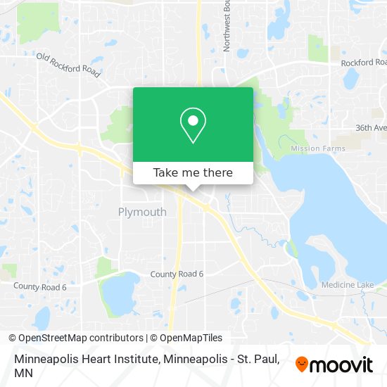 Mapa de Minneapolis Heart Institute