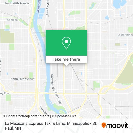 La Mexicana Express Taxi & Limo map