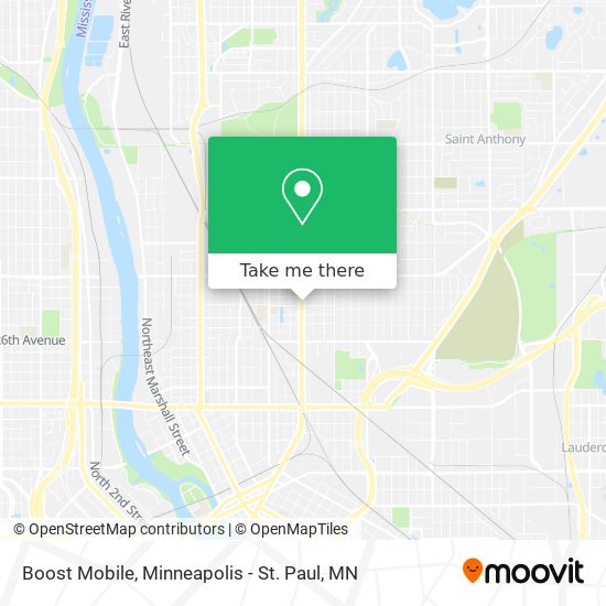 Boost Mobile map