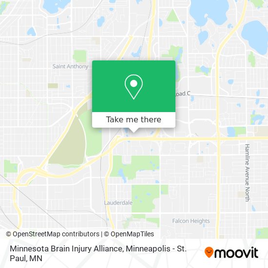 Minnesota Brain Injury Alliance map