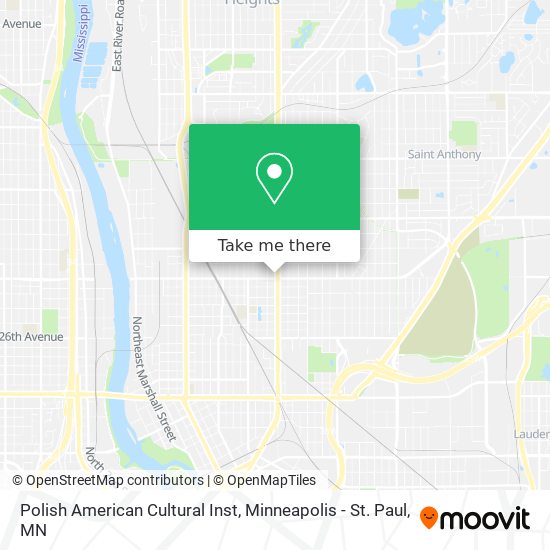 Polish American Cultural Inst map