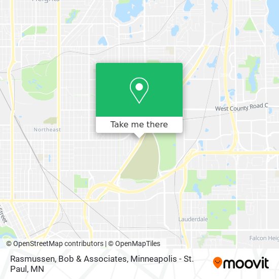 Rasmussen, Bob & Associates map