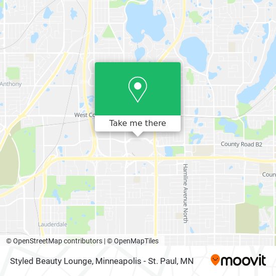 Mapa de Styled Beauty Lounge