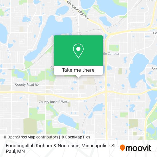 Fondungallah Kigham & Noubissie map