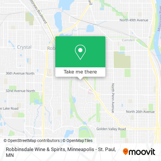 Mapa de Robbinsdale Wine & Spirits