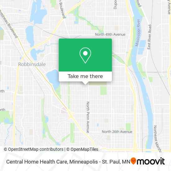 Mapa de Central Home Health Care