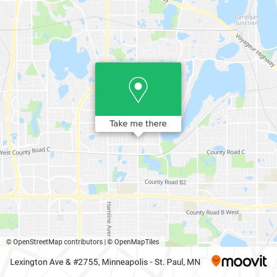Mapa de Lexington Ave & #2755